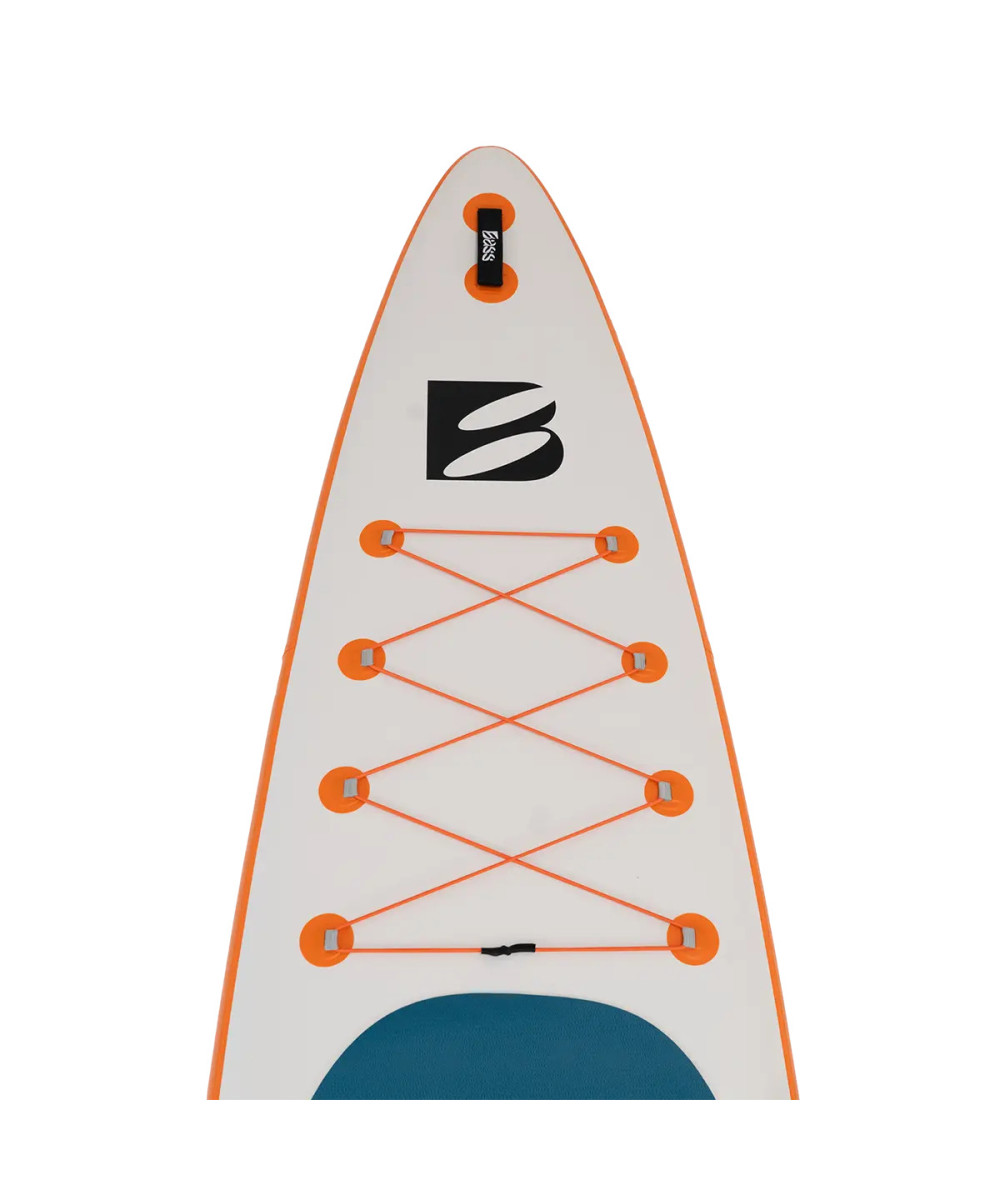 Bass Explorer 14’ – deska SUP race na wyprawy, stabilna 220 kg
