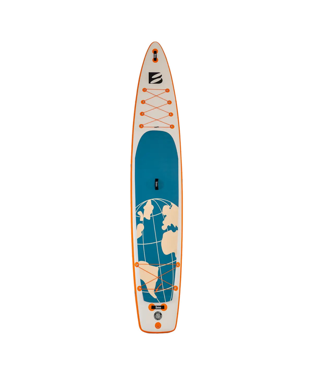 Bass Explorer 14’ – deska SUP race na wyprawy, stabilna 220 kg