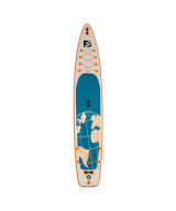 Bass Explorer 14’ – deska SUP race na wyprawy, stabilna 220 kg