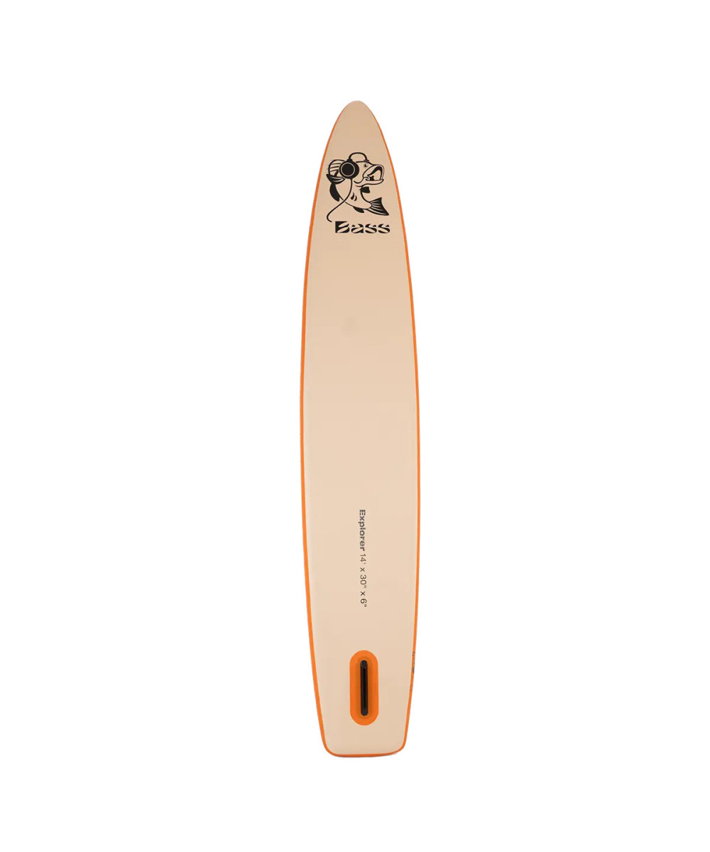 Bass Explorer 14’ – deska SUP race na wyprawy, stabilna 220 kg