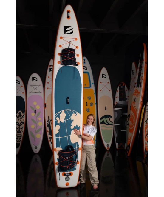 Bass Explorer 14’ – deska SUP race na wyprawy, stabilna 220 kg