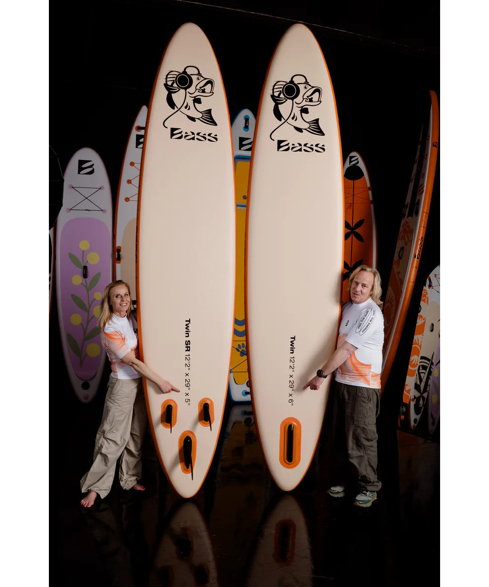 Twin SR 12’2” Bass – wszechstronna, touringowa deska SUP surf & race I Bass