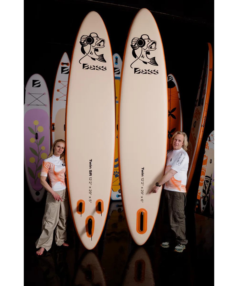 Twin 12’2” Bass SUP – lightweight and stable touring paddle board