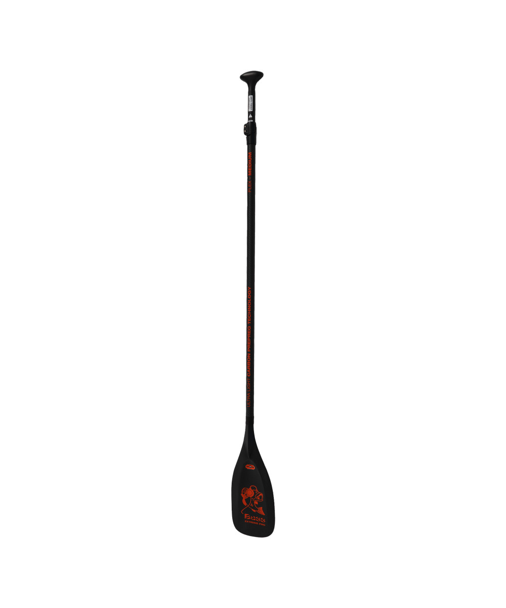 Bass Extreme Pro 2P – Ultra-Light Medium Flex Carbon SUP Race Paddle