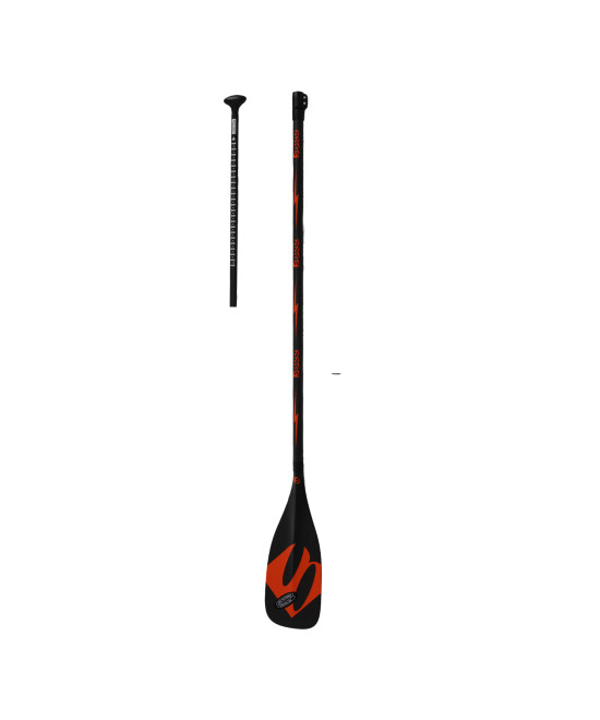 Bass Extreme Pro 2P – Ultralekkie karbonowe wiosło SUP Race Medium Flex