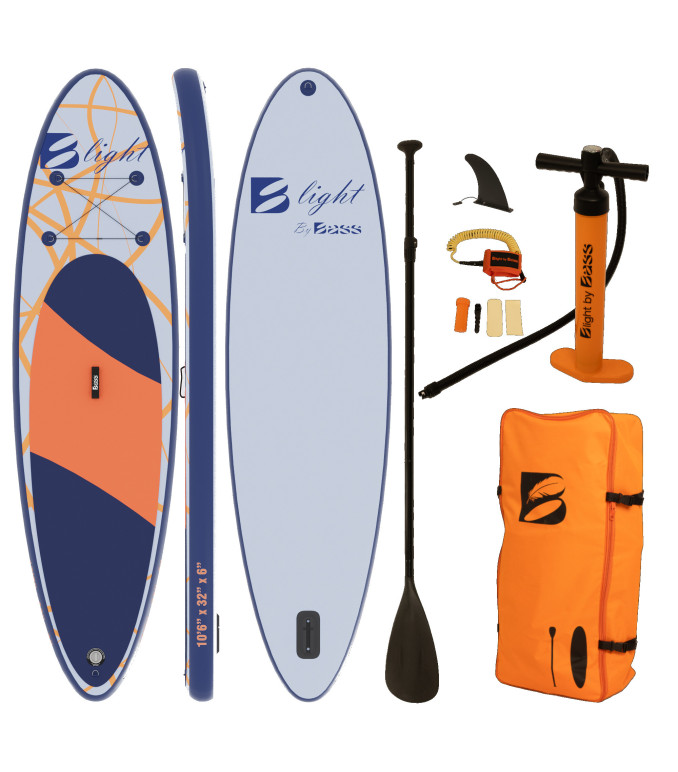 B LIGHT BY BASS 10'6" SUP ORANGE