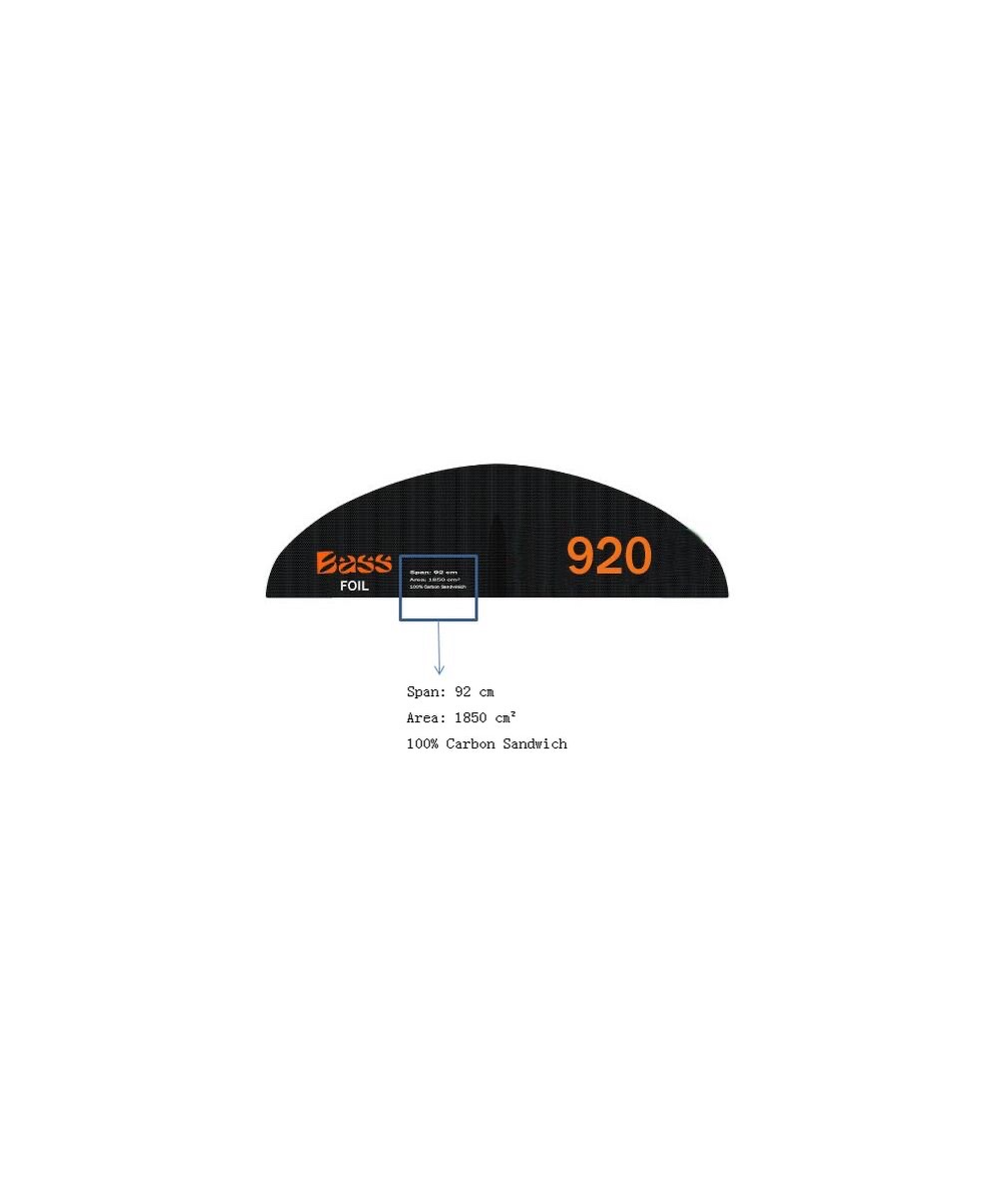 Bass Orzeł Bielik v2 5'8" zestaw WINGFOILING