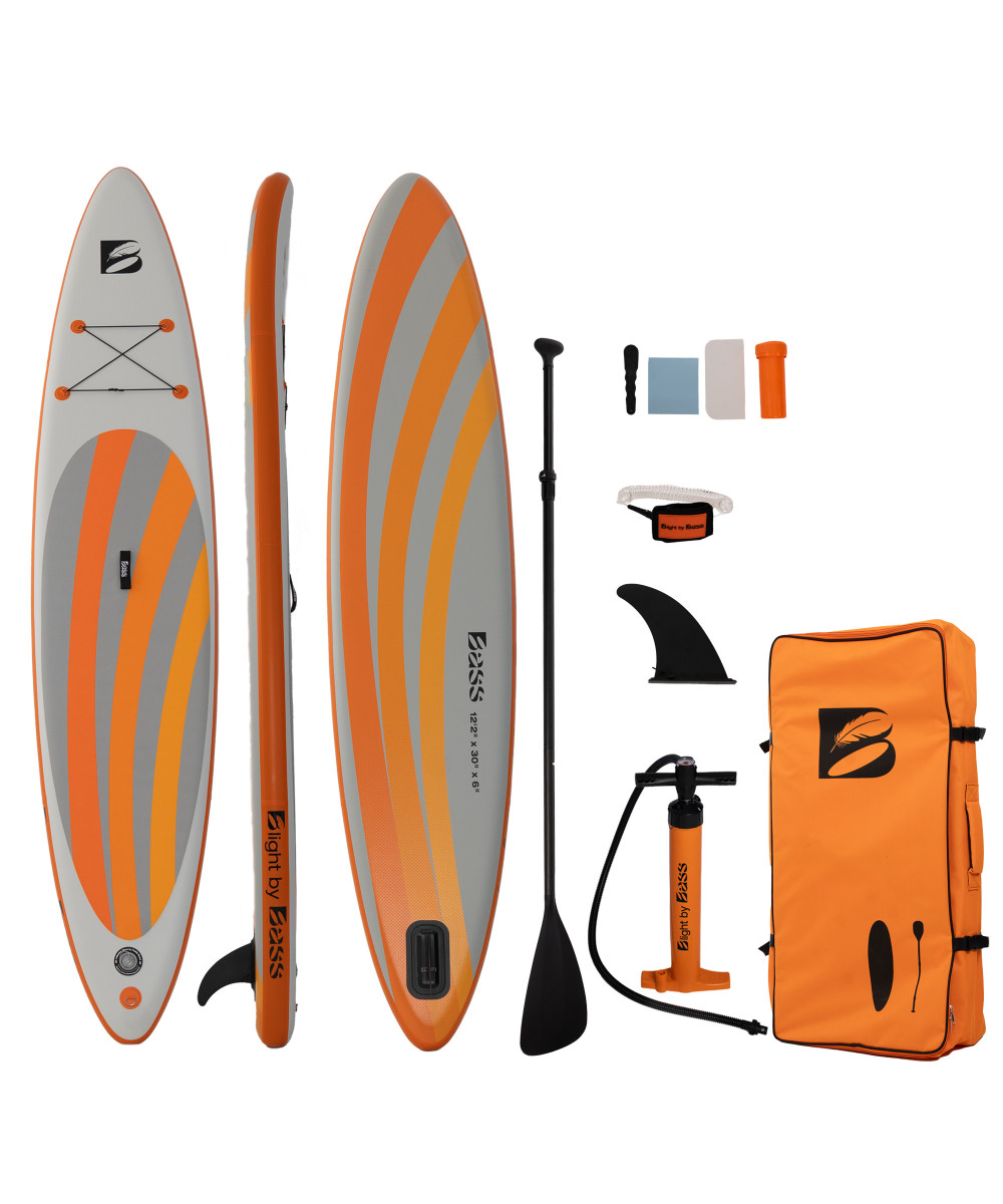 Pompowana deska SUP B Light by Bass 12’2" – zestaw z akcesoriami