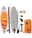 Ultralekka, zgrzewana deska SUP allround B Light by Bass 10&rsquo;6" dla początkujących